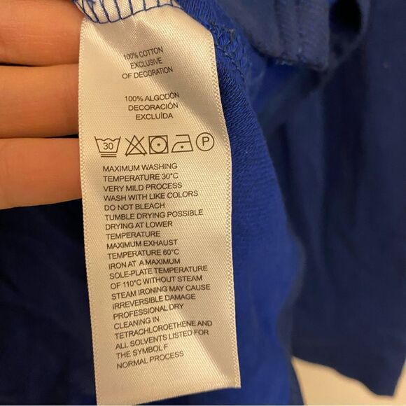 Tailorbyrd Collection navy blue Long sleeve button down shirt 100% cotton-XL - Picture 7 of 7